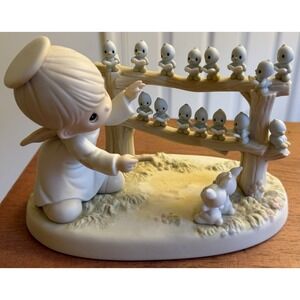 Vintage‎ Precious Moments 15th Anniversary Commemorative What A Tweet Blue Birds
